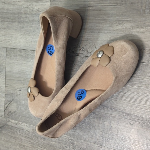 UGG Tideline Fluer Poppy BlockbSuede Shoes - Picture 8 of 9